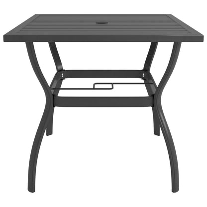 Garden Table Anthracite 81.5x81.5x72 cm Steel