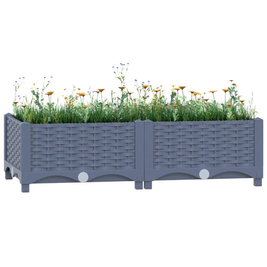 Raised Bed 80x40x23 cm Polypropylene