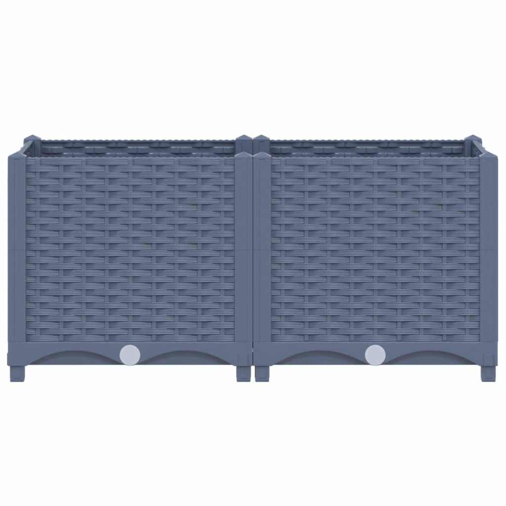 Raised Bed 80x40x38 cm Polypropylene