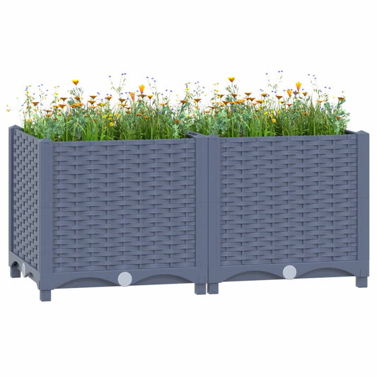 Raised Bed 80x40x38 cm Polypropylene