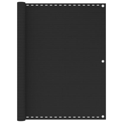 Balcony Screen HDPE 120x500 cm Anthracite