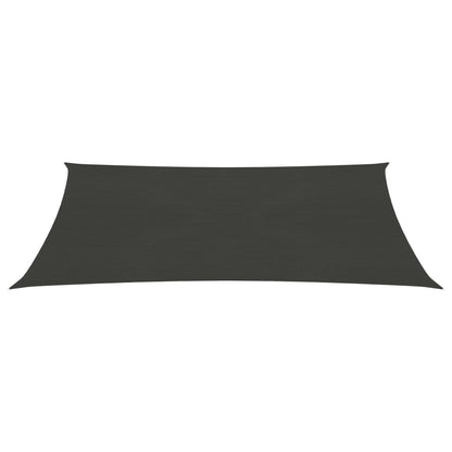 Sunshade Sail 160 g/m² Anthracite 2.5x4.5 m HDPE