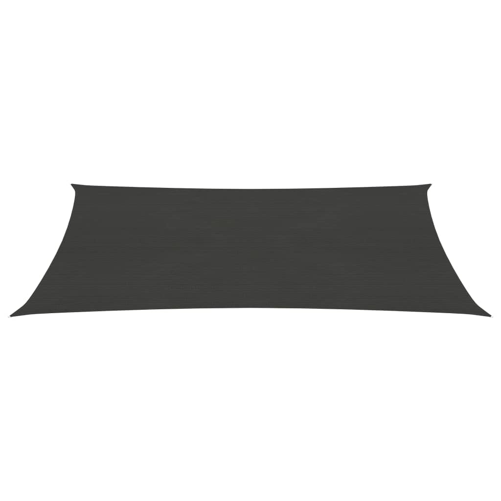 Sunshade Sail 160 g/m² Anthracite 3x6 m HDPE