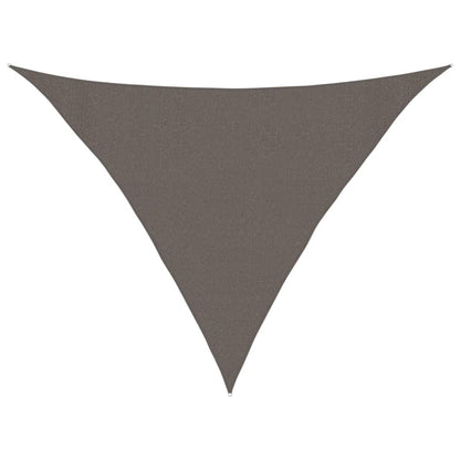 Sunshade Sail 160 g/m² Anthracite 3x3x4.2 m HDPE