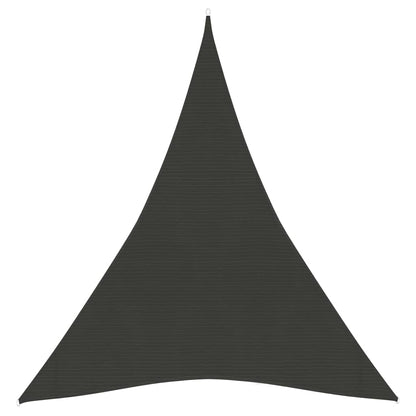 Sunshade Sail 160 g/m² Anthracite 3x4x4 m HDPE