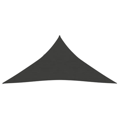 Sunshade Sail 160 g/m² Anthracite 3x4x4 m HDPE