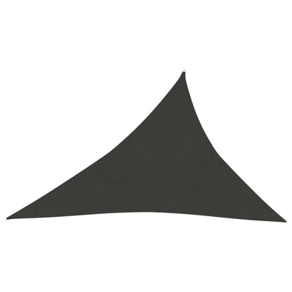 Sunshade Sail 160 g/m² Anthracite 3x4x5 m HDPE