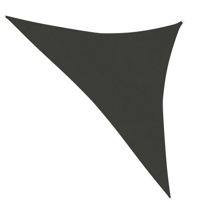 Sunshade Sail 160 g/m² Anthracite 4x4x5.8 m HDPE