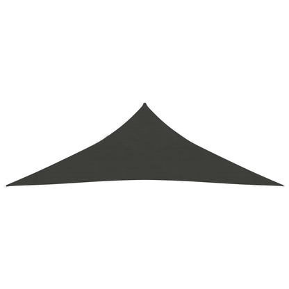 Sunshade Sail 160 g/m² Anthracite 4x4x5.8 m HDPE