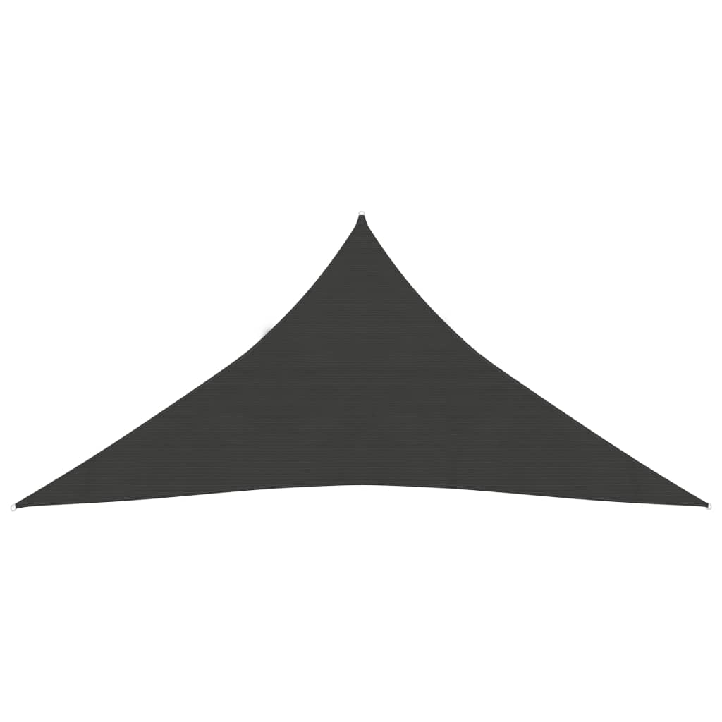 Sunshade Sail 160 g/m² Anthracite 4x5x5 m HDPE