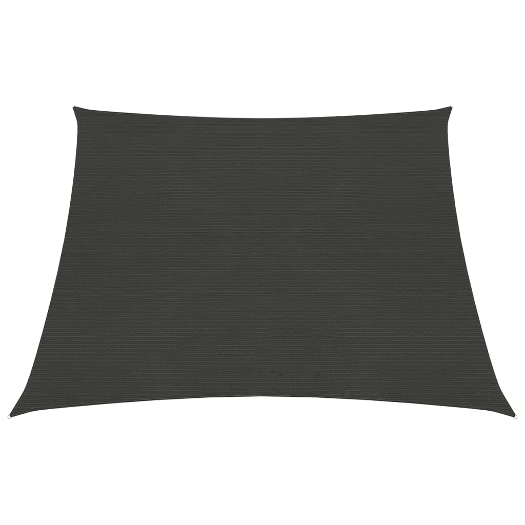 Sunshade Sail 160 g/m² Anthracite 3/4x3 m HDPE