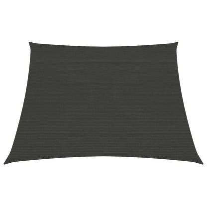 Sunshade Sail 160 g/m² Anthracite 3/4x3 m HDPE