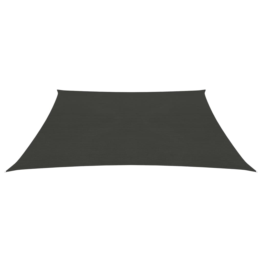 Sunshade Sail 160 g/m² Anthracite 3/4x3 m HDPE