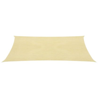 Sunshade Sail 160 g/m² Beige 2x4.5 m HDPE