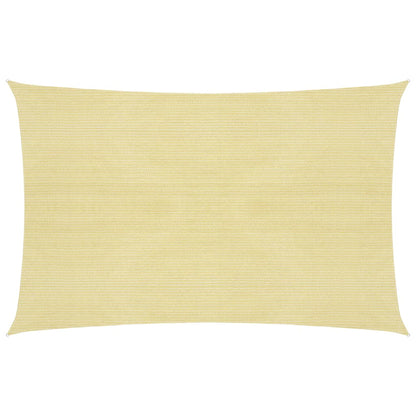 Sunshade Sail 160 g/m² Beige 3x4.5 m HDPE