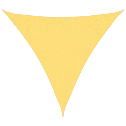 Sunshade Sail 160 g/m² Beige 3x3x3 m HDPE