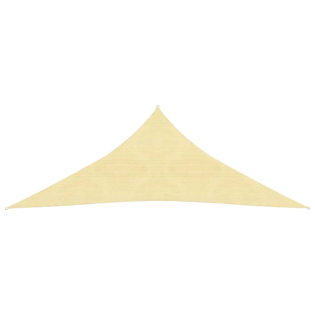 Sunshade Sail 160 g/m² Beige 4x4x4 m HDPE