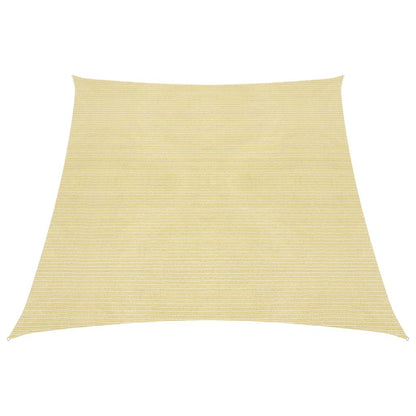 Sunshade Sail 160 g/m² Beige 3/4x2 m HDPE