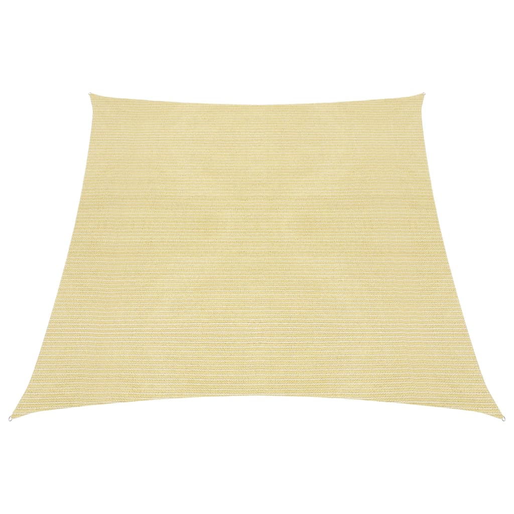 Sunshade Sail 160 g/m² Beige 4/5x3 m HDPE