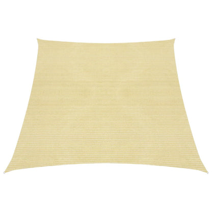 Sunshade Sail 160 g/m² Beige 4/5x3 m HDPE