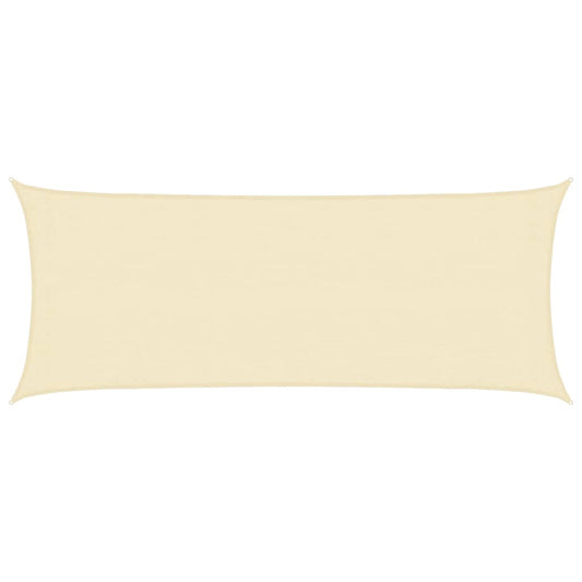 Sunshade Sail 160 g/m² Cream 2x5 m HDPE