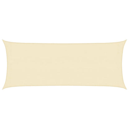 Sunshade Sail 160 g/m² Cream 2x5 m HDPE