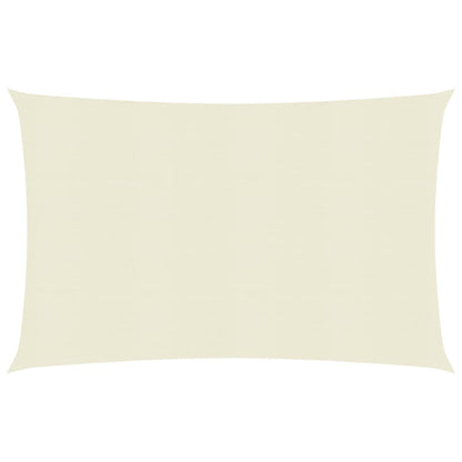 Sunshade Sail 160 g/m² Cream 3x6 m HDPE