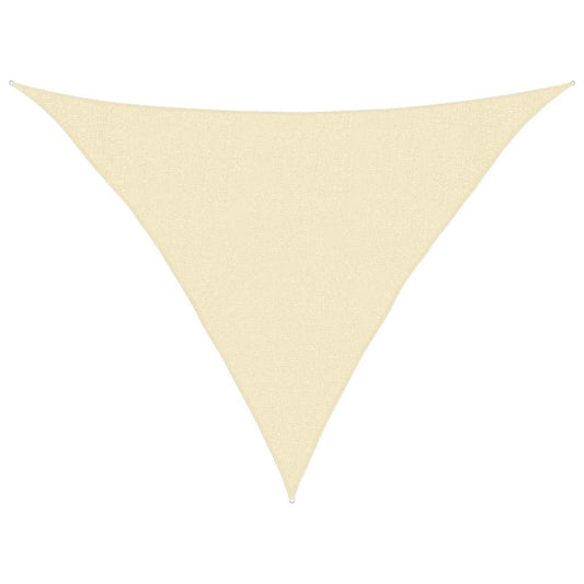 Sunshade Sail 160 g/m² Cream 3x3x4.2 m HDPE