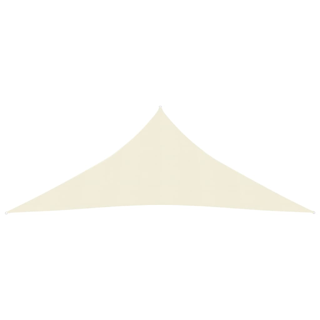 Sunshade Sail 160 g/m² Cream 4.5x4.5x4.5 m HDPE