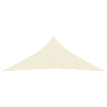 Sunshade Sail 160 g/m² Cream 4.5x4.5x4.5 m HDPE