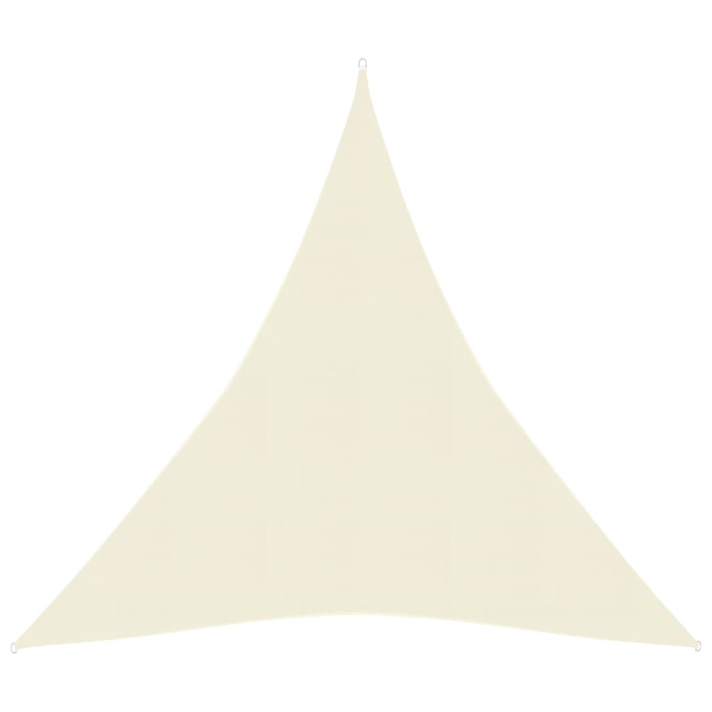 Sunshade Sail 160 g/m² Cream 4x5x5 m HDPE