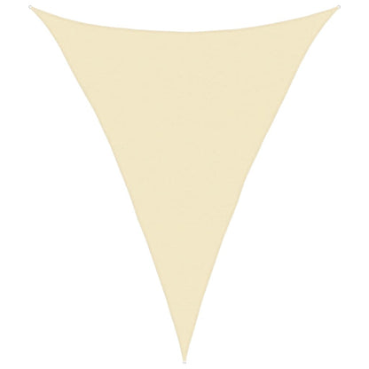 Sunshade Sail 160 g/m² Cream 5x6x6 m HDPE