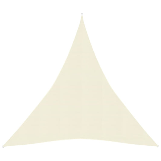 Sunshade Sail 160 g/m² Cream 5x6x6 m HDPE