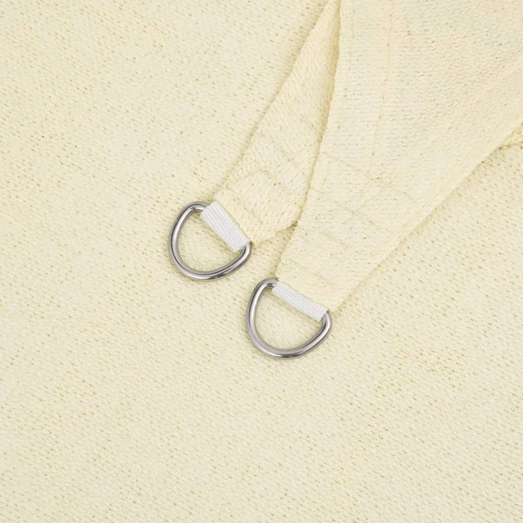 Sunshade Sail 160 g/m² Cream 4/5x3 m HDPE