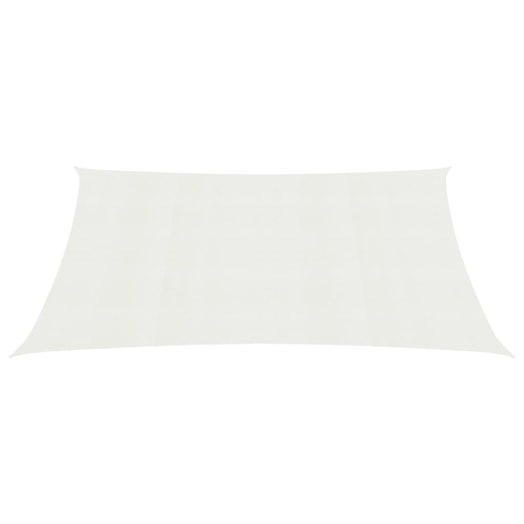 Sunshade Sail 160 g/m² White 3.5x4.5 m HDPE