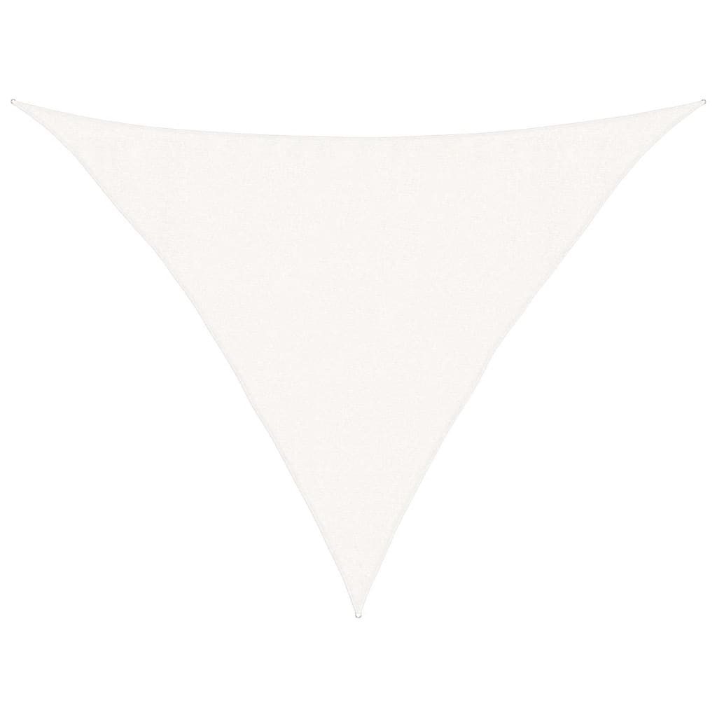 Sunshade Sail 160 g/m² White 3.5x3.5x4.9 m HDPE