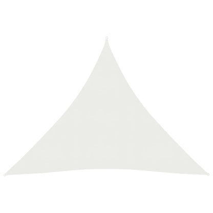 Sunshade Sail 160 g/m² White 6x6x6 m HDPE