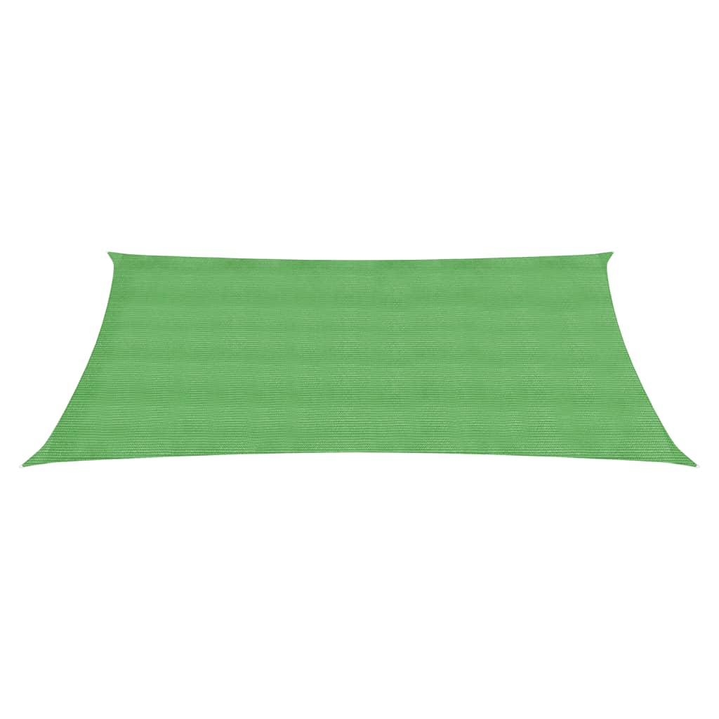 Sunshade Sail 160 g/m² Rectangular Light Green 2x3.5 m HDPE