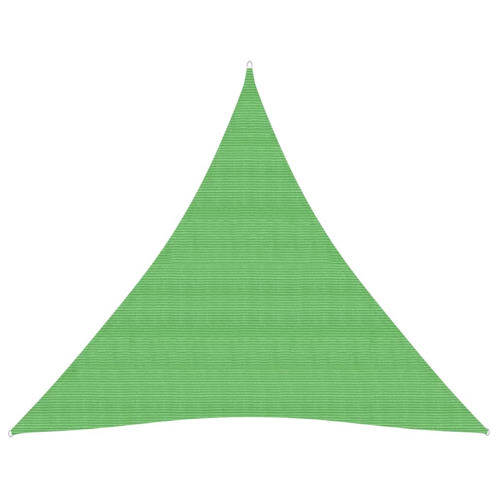 Sunshade Sail 160 g/m² Light Green 4x4x4 m HDPE