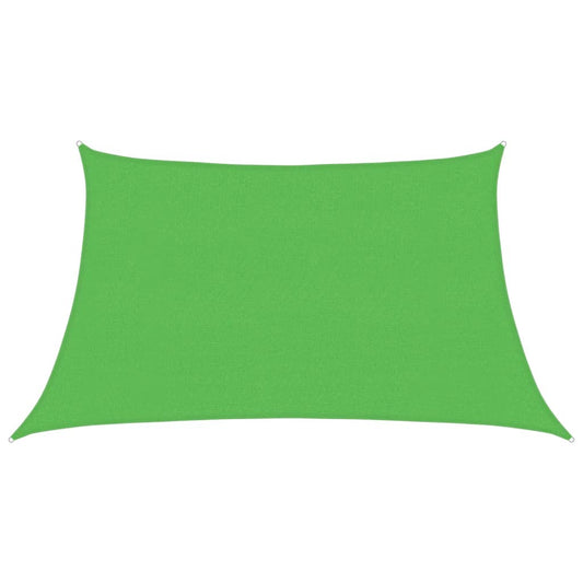 Sunshade Sail 160 g/m² Light Green 3/4x2 m HDPE