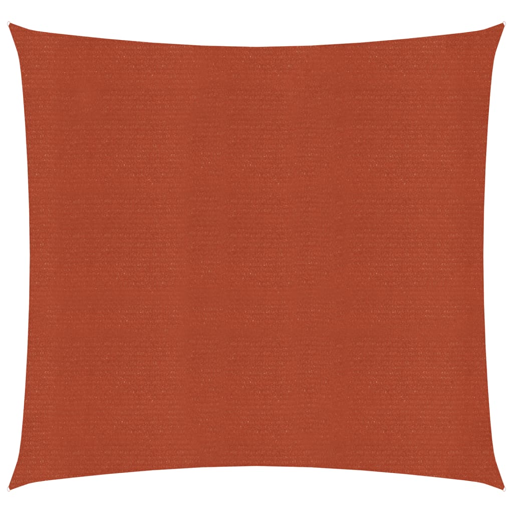 Sunshade Sail 160 g/m² Square Terracotta 4.5x4.5 m HDPE