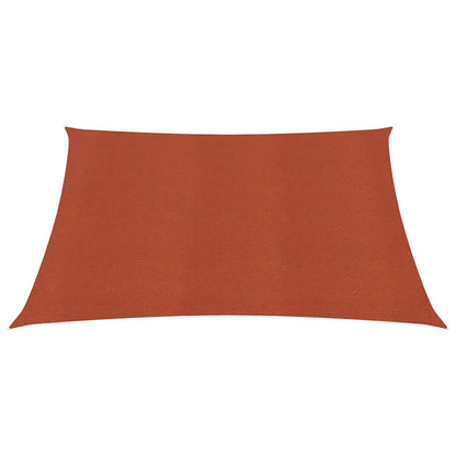 Sunshade Sail 160 g/m² Square Terracotta 4.5x4.5 m HDPE