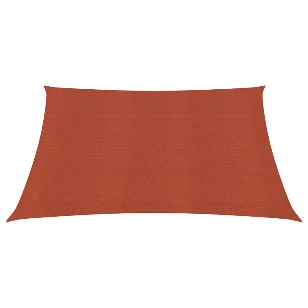 Sunshade Sail 160 g/m² Terracotta 2x2.5 m HDPE