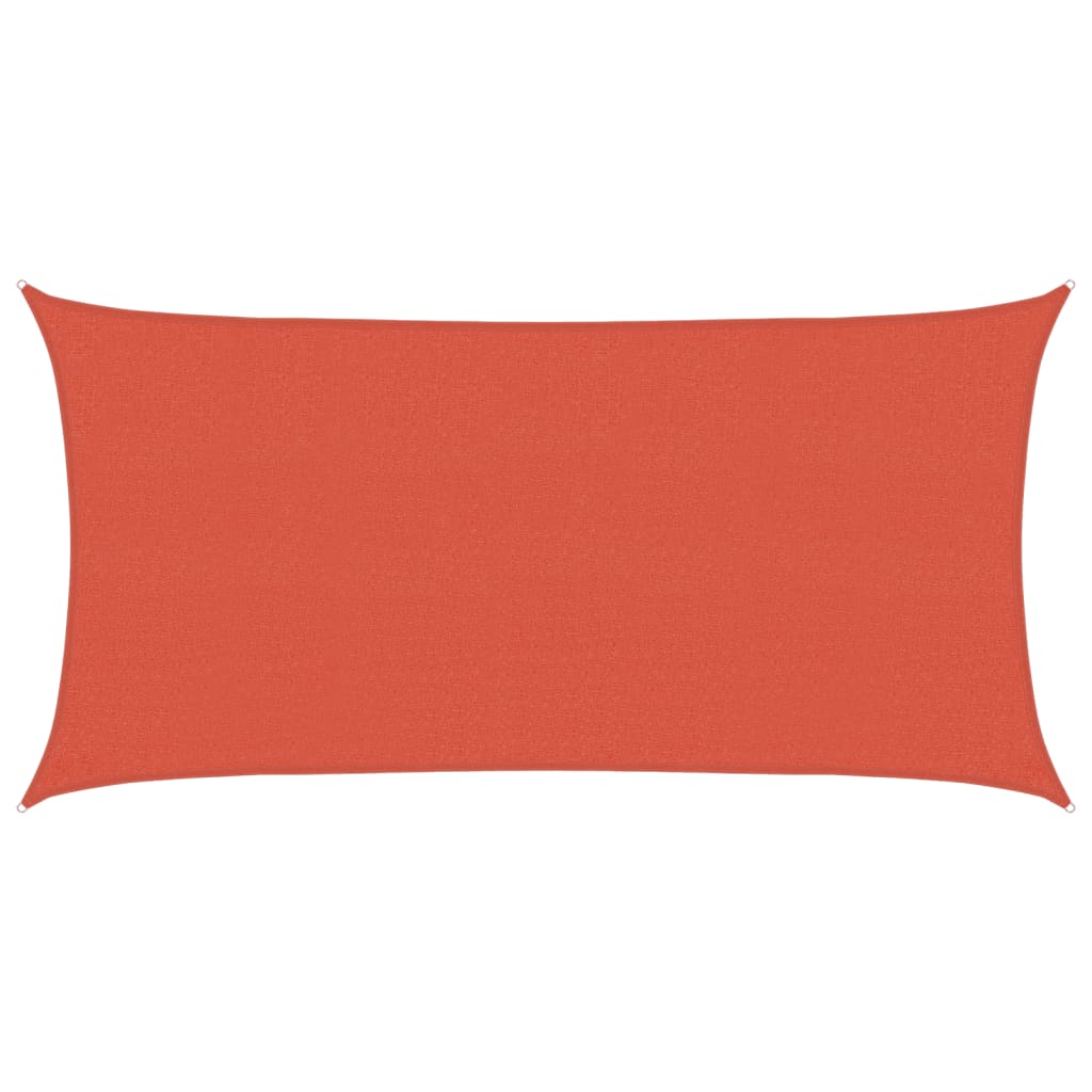 Sunshade Sail 160 g/m² Terracotta 2x3.5 m HDPE