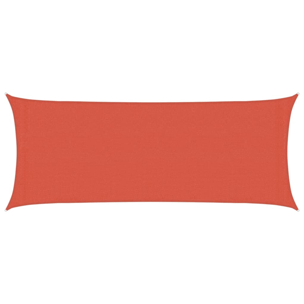 Sunshade Sail 160 g/m² Terracotta 2x4.5 m HDPE