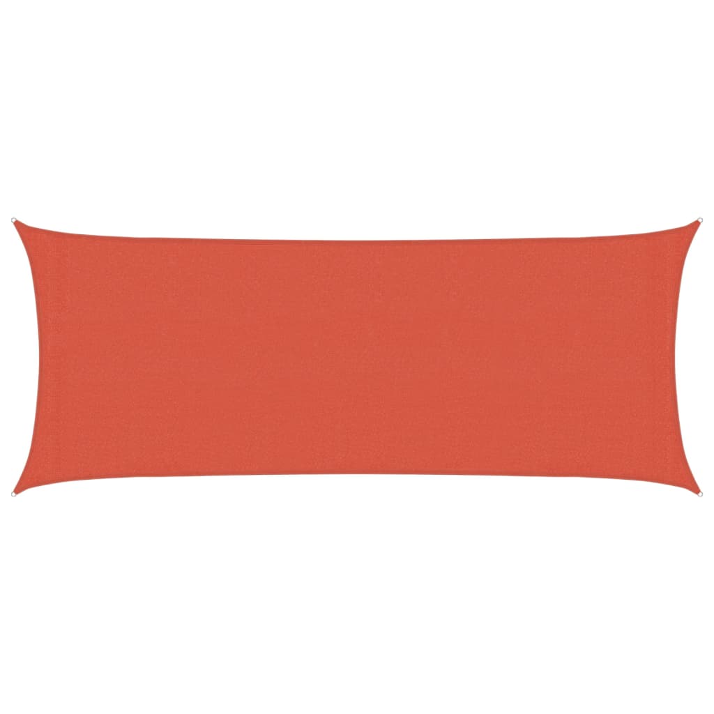 Sunshade Sail 160 g/m² Terracotta 2x5 m HDPE