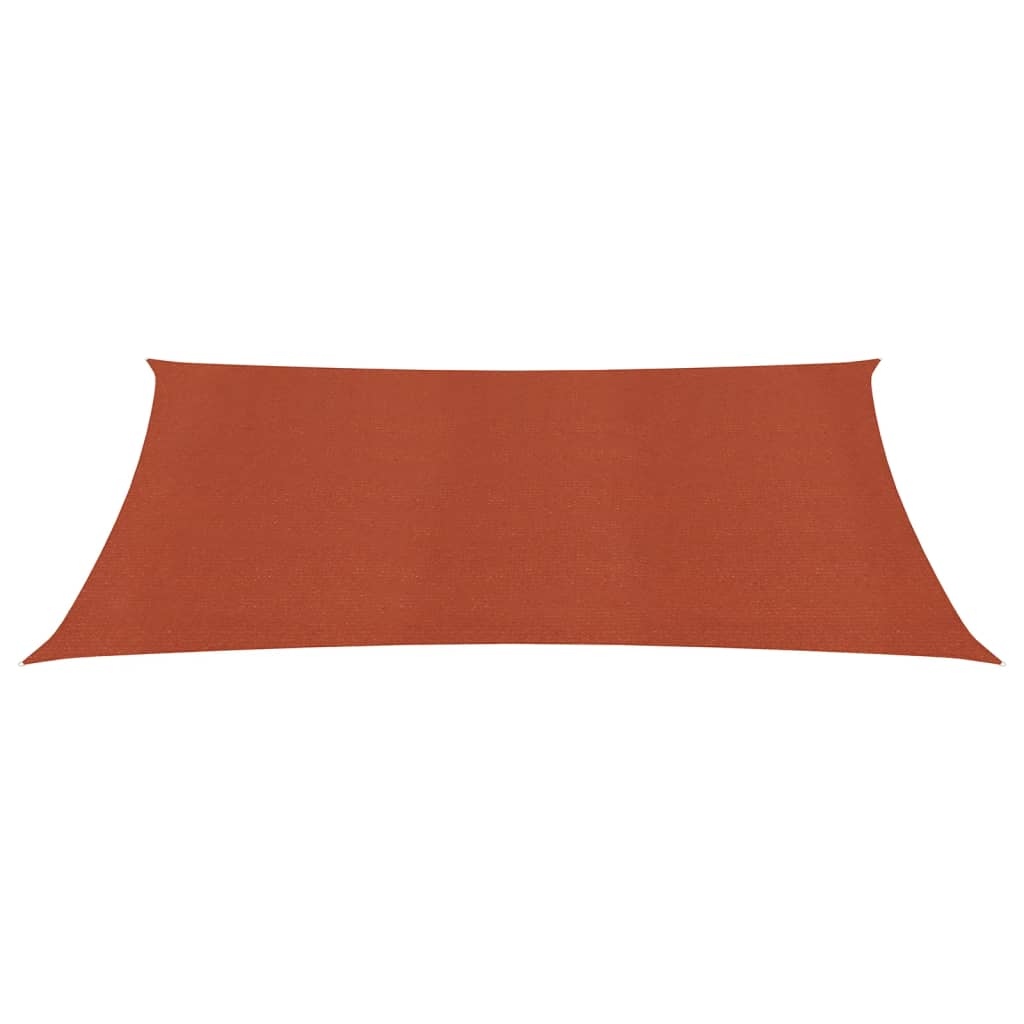 Sunshade Sail 160 g/m² Terracotta 2.5x4 m HDPE