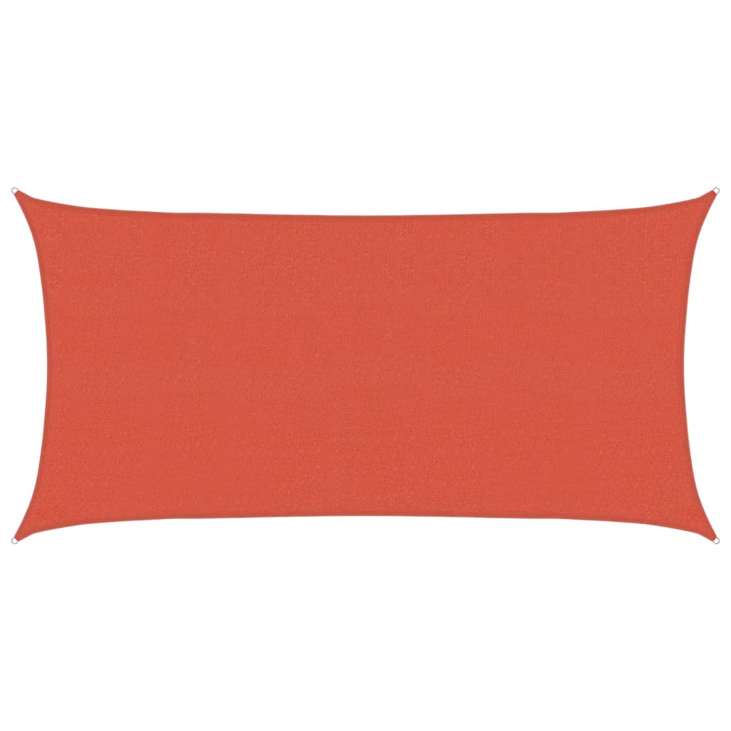 Sunshade Sail 160 g/m² Terracotta 2.5x4.5 m HDPE