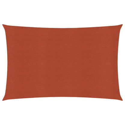 Sunshade Sail 160 g/m² Terracotta 2.5x5 m HDPE