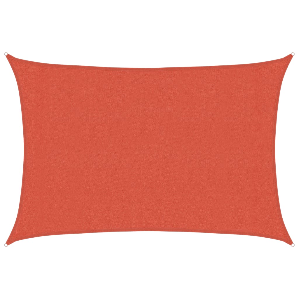 Sunshade Sail 160 g/m² Terracotta 3x4.5 m HDPE